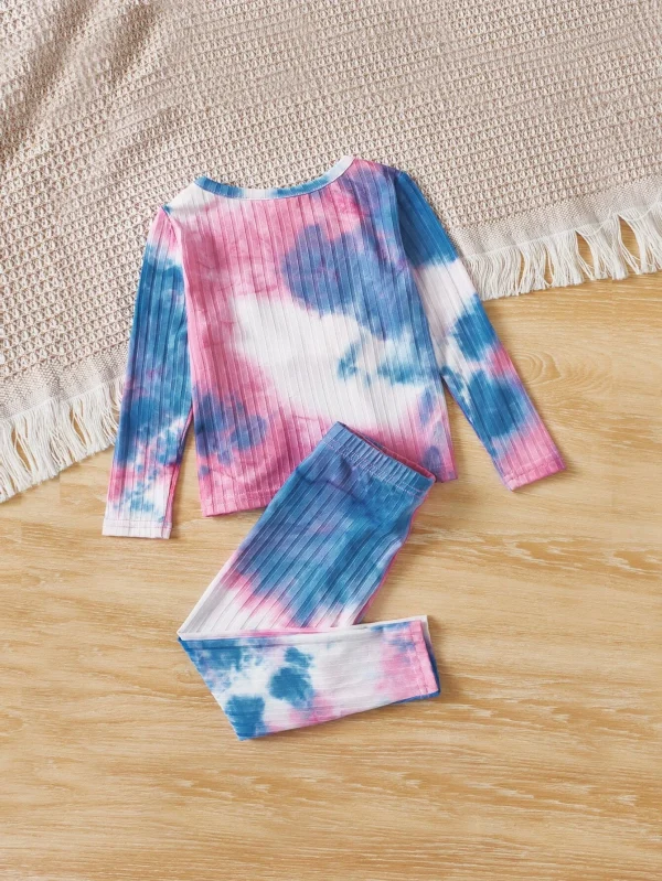 Baby Tie Dye Tee & Leggings - Image 2