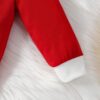 Baby Boy Christmas Slogan Graphic Contrast Trim Jumpsuit & Hat for Christmas - Image 4