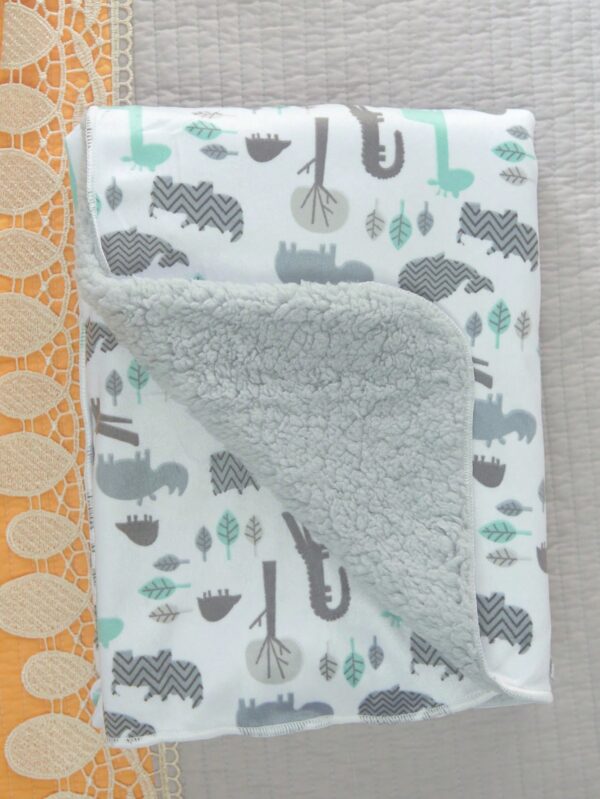 Baby Plush Swaddle Blankets Super Soft - Image 2
