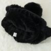 Unisex Kids' Black Knitted Winter Hat With Thickened Warm Fleece - Image 3