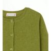 Bonpoint girls knitted sweater GREEN - Image 3